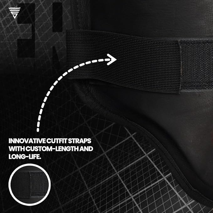 VERSANT Goat Shield Combo Leather Cricket Thigh Guard