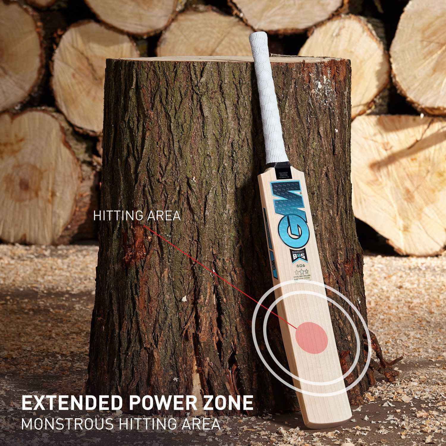 GM 2025 Diamond 606 English Willow Bat