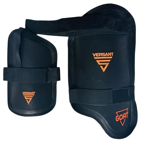 VERSANT Goat Shield Combo Leather Cricket Thigh Guard