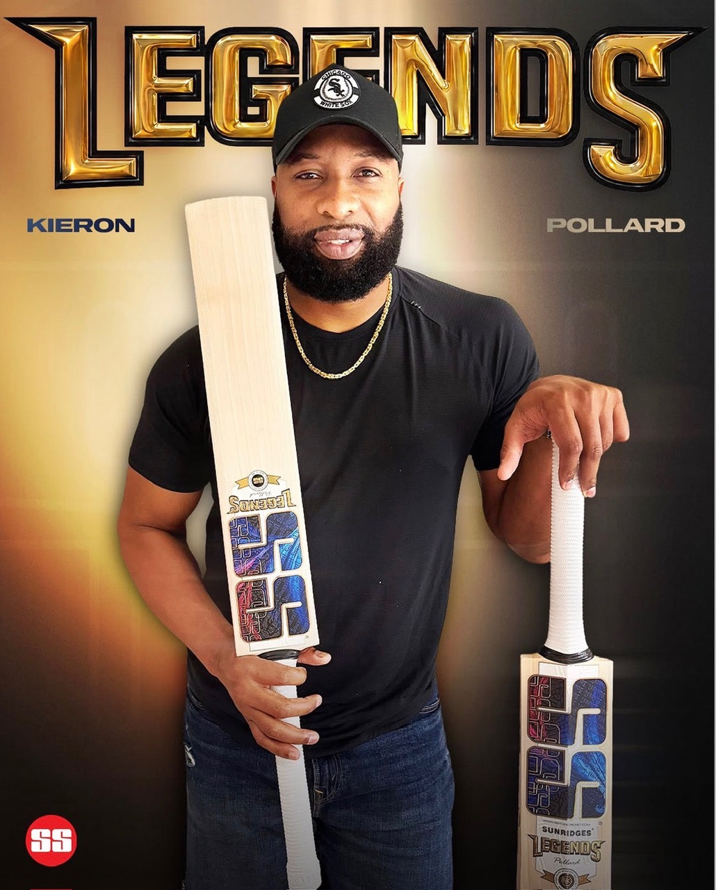 SS Pollard Legends Players Edition Cricket Bat- 2026