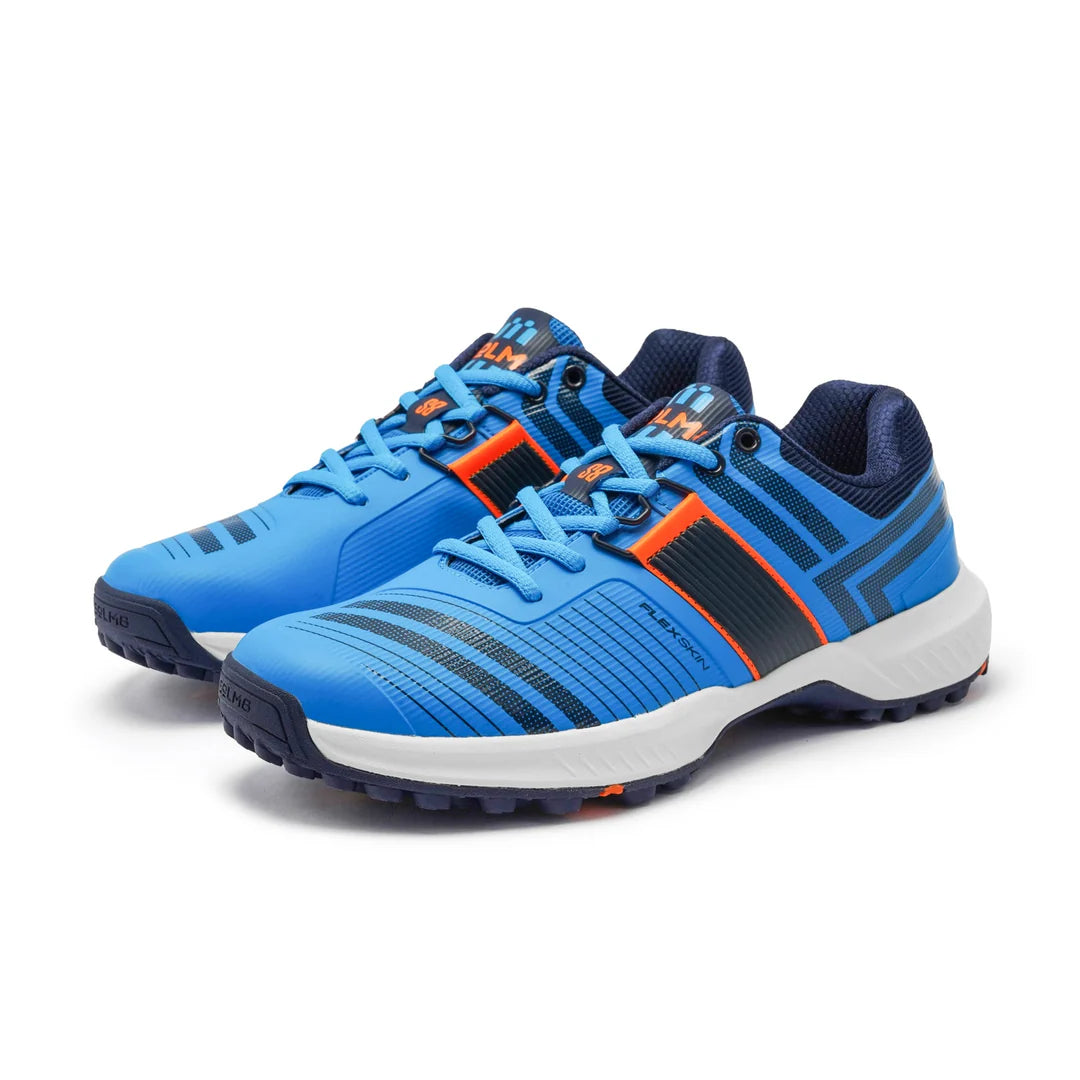 Solm8 S8 Blue Orange Cricket Shoes