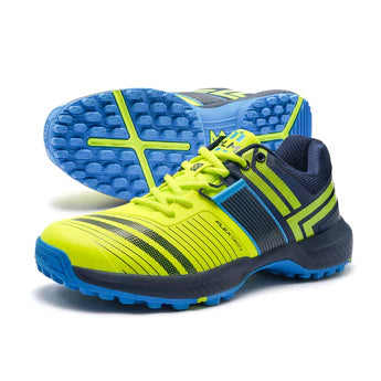 Solm8 S8 Lime Blue Cricket Shoes