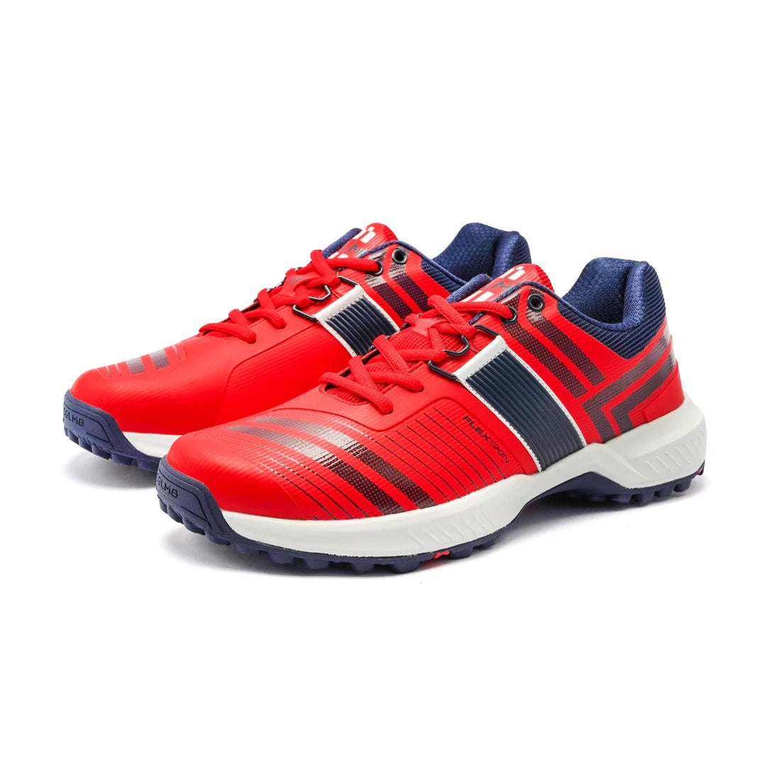 Solm8 S8 Red Navy Cricket Shoes