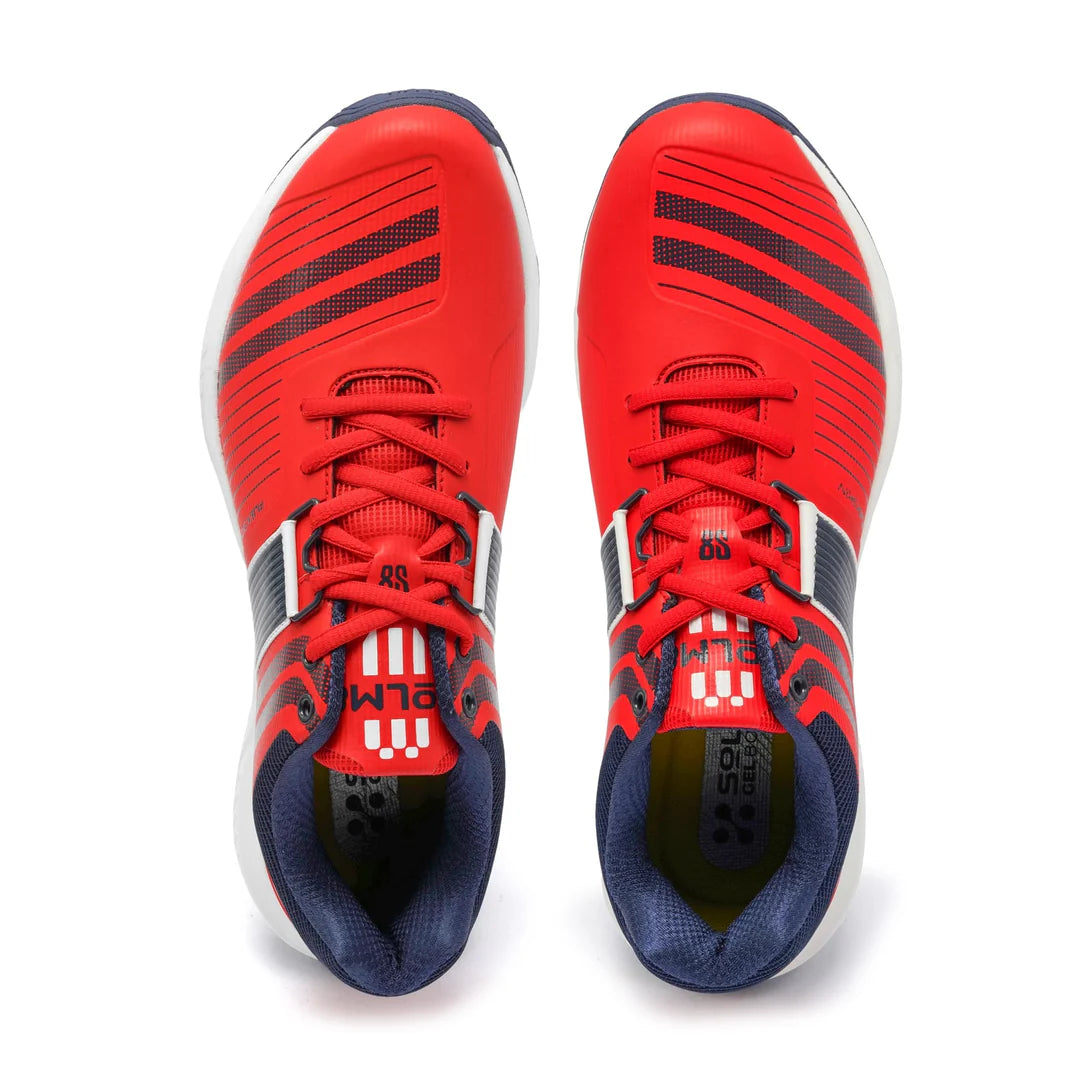 Solm8 S8 Red Navy Cricket Shoes