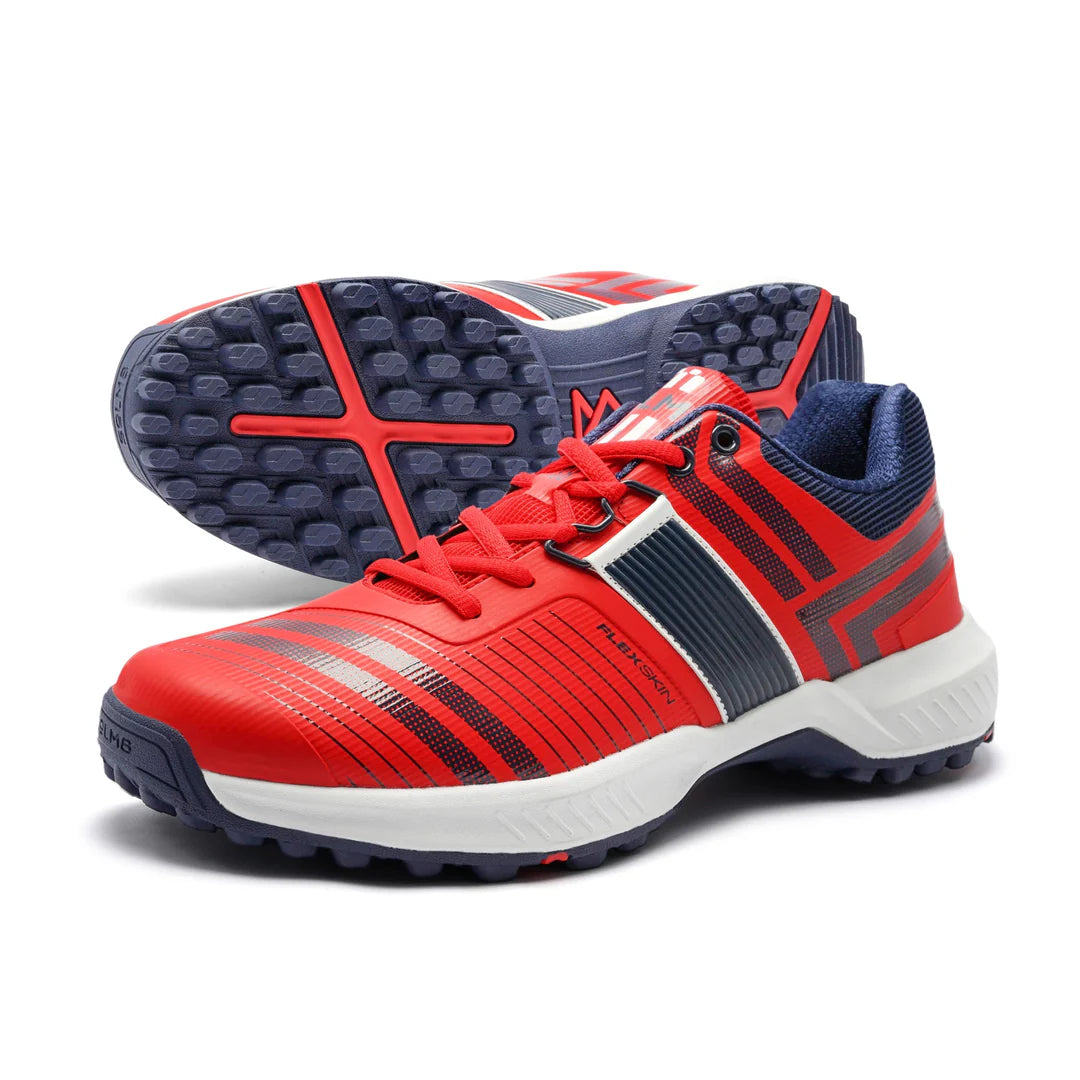 Solm8 S8 Red Navy Cricket Shoes